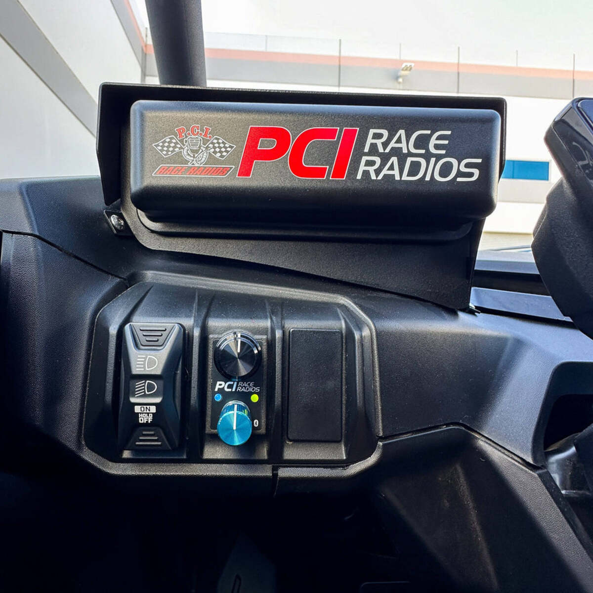 PCI Race Radios Can-Am Maverick R Radio Bracket