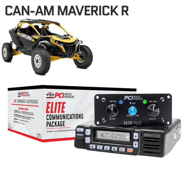 PCI Race Radios Can-Am Maverick R UTV Communications Package