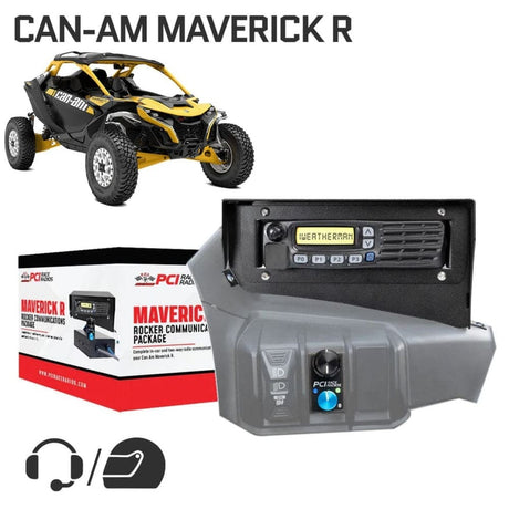 PCI Race Radios Can-Am Maverick R UTV Rocker Communications Package
