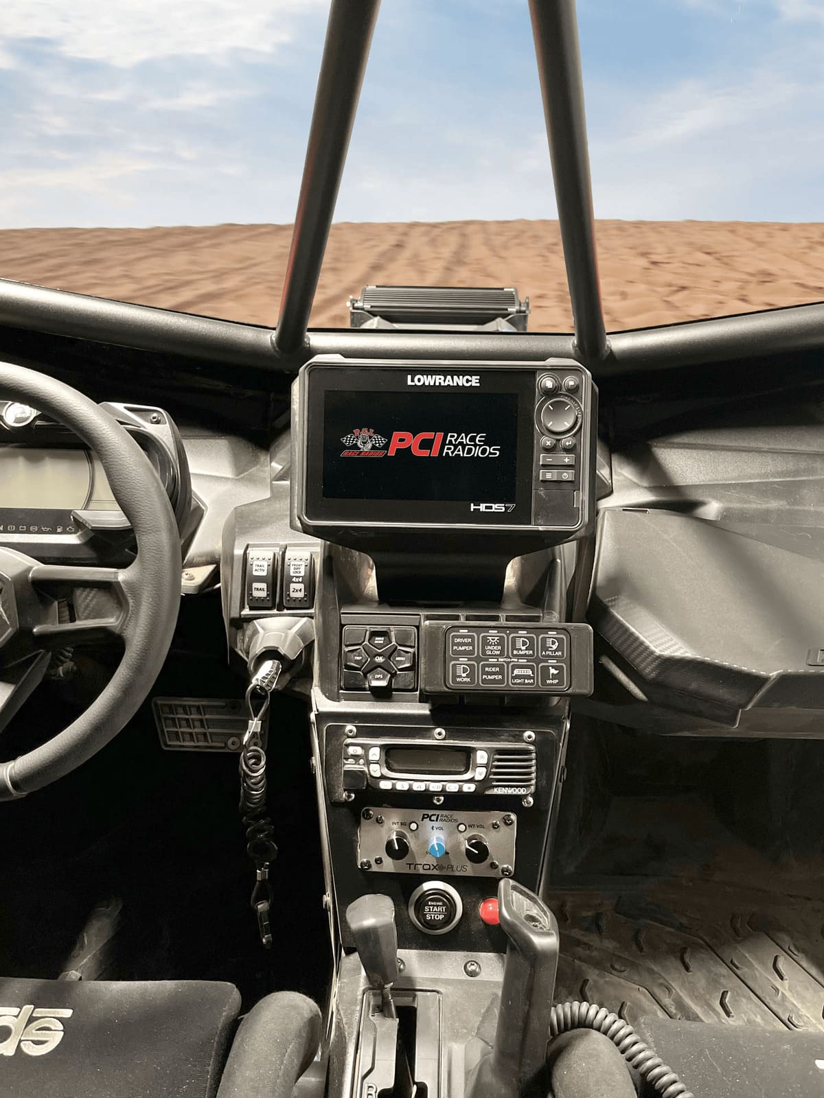 PCI Race Radios Can-Am Maverick X3 Elite FS & HDS Live GPS Bracket