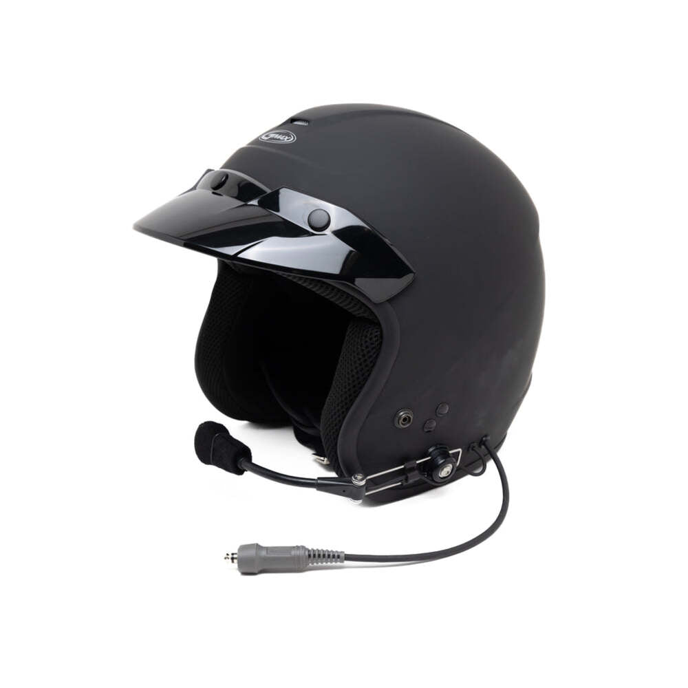 PCI Race Radios GMAX Of-2 Open Face DOT Helmet
