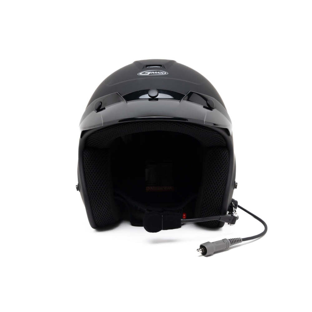PCI Race Radios GMAX Of-2 Open Face DOT Helmet