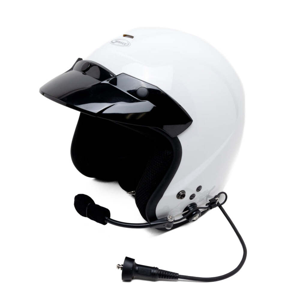 PCI Race Radios GMAX Of-2 Open Face DOT Helmet