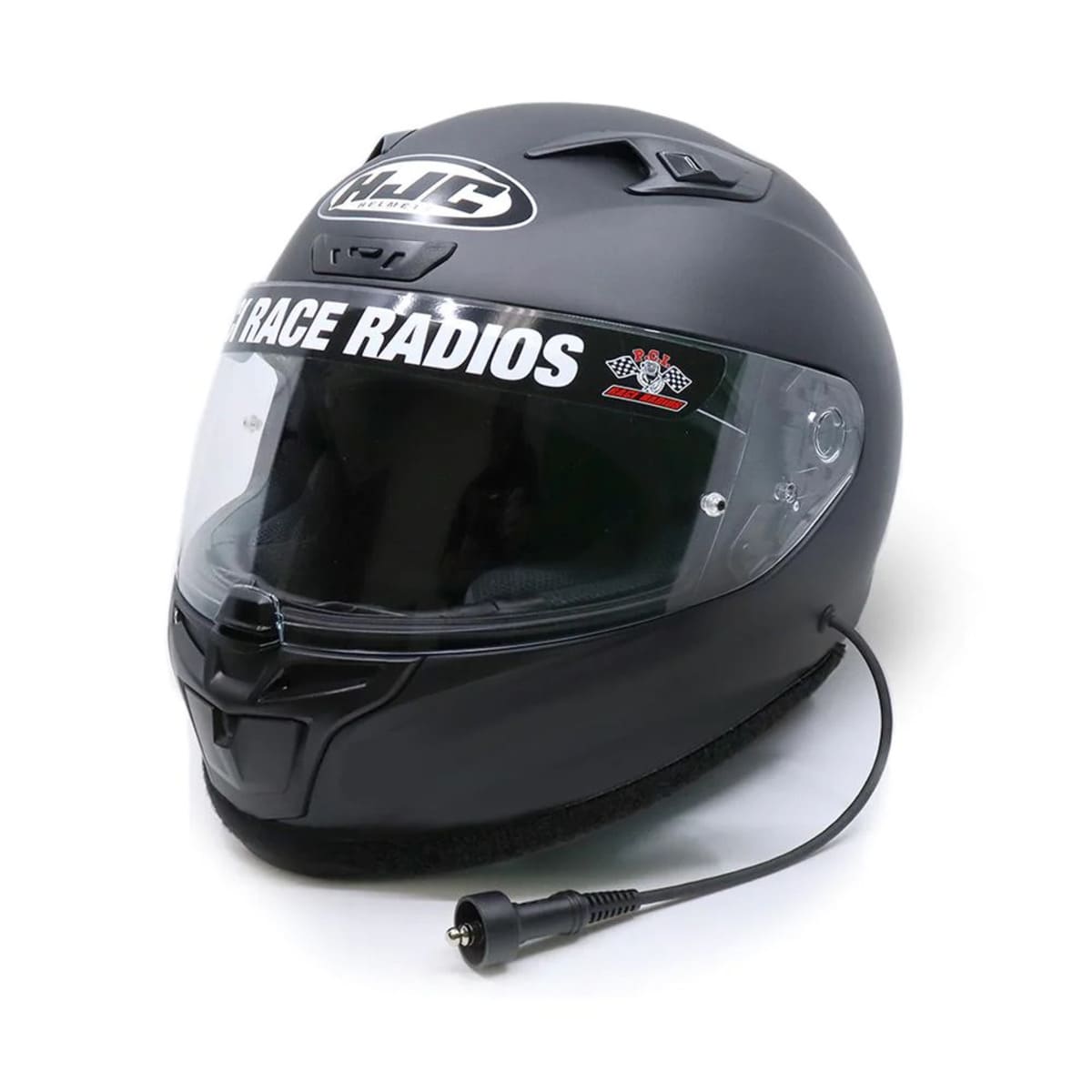 PCI Race Radios HJC CS-R3 Dot Helmet - Black