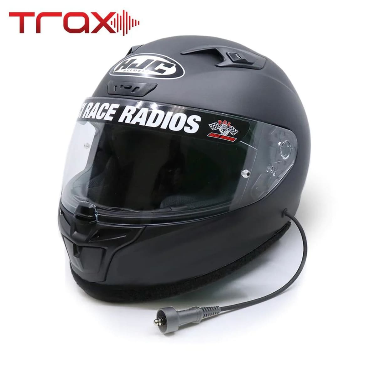 PCI Race Radios HJC CS-R3 Dot Helmet - Black