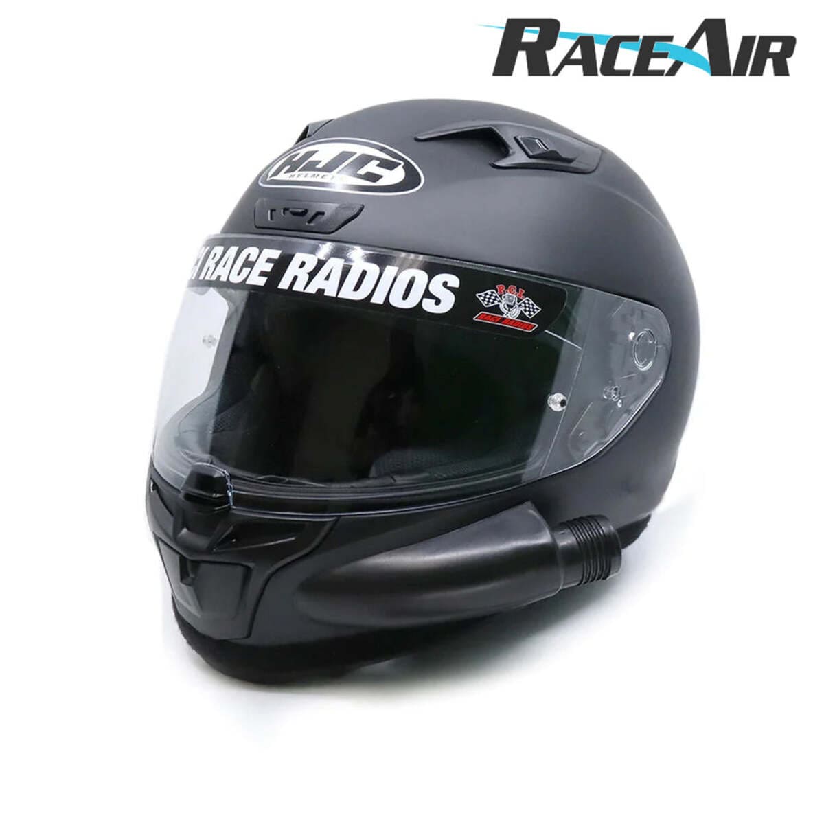 PCI Race Radios HJC CS-R3 Dot Helmet - Black