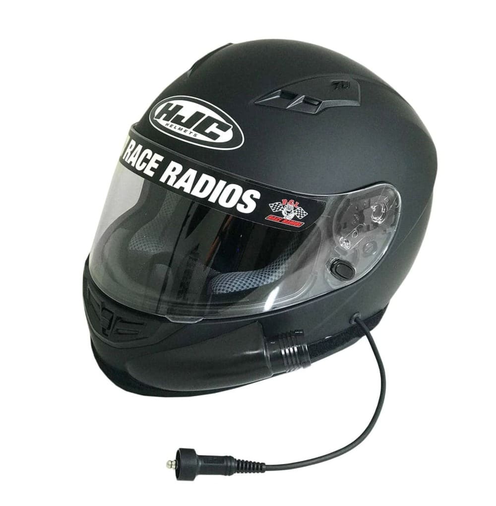 PCI Race Radios HJC CS-R3 DOT X-Small Black Helmet
