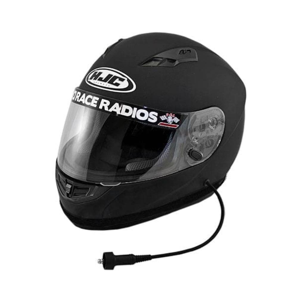 PCI Race Radios HJC CS-R3 DOT X-Small Black Helmet