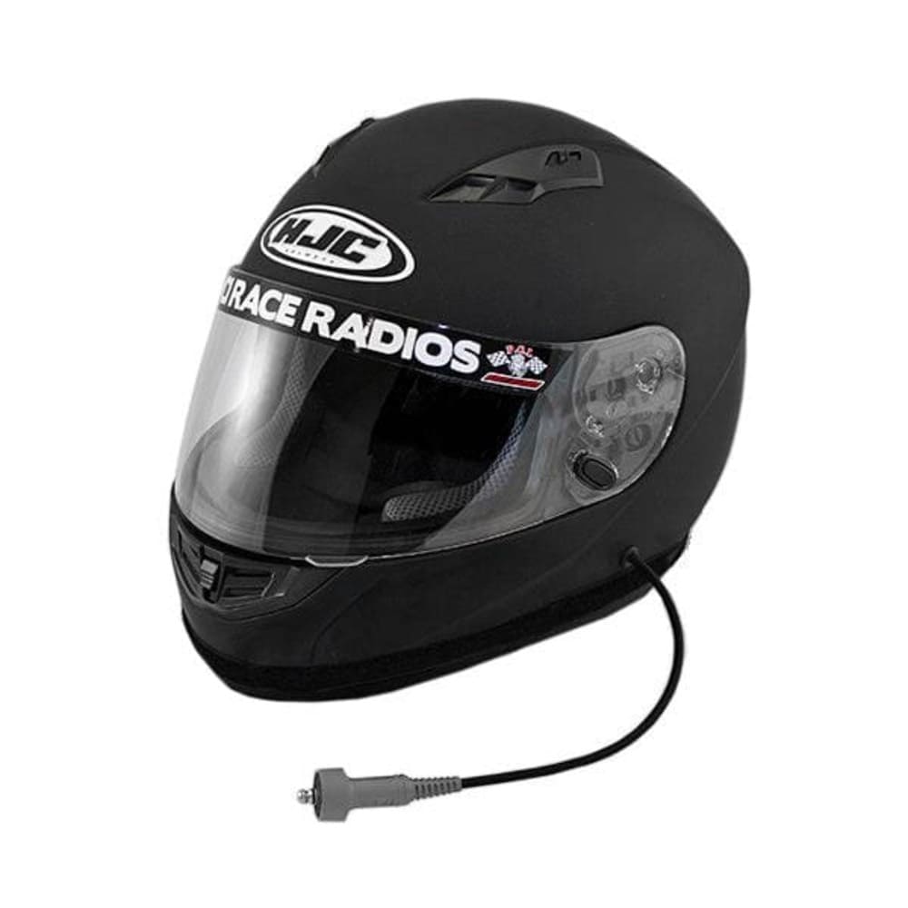 PCI Race Radios HJC CS-R3 DOT X-Small Black Helmet