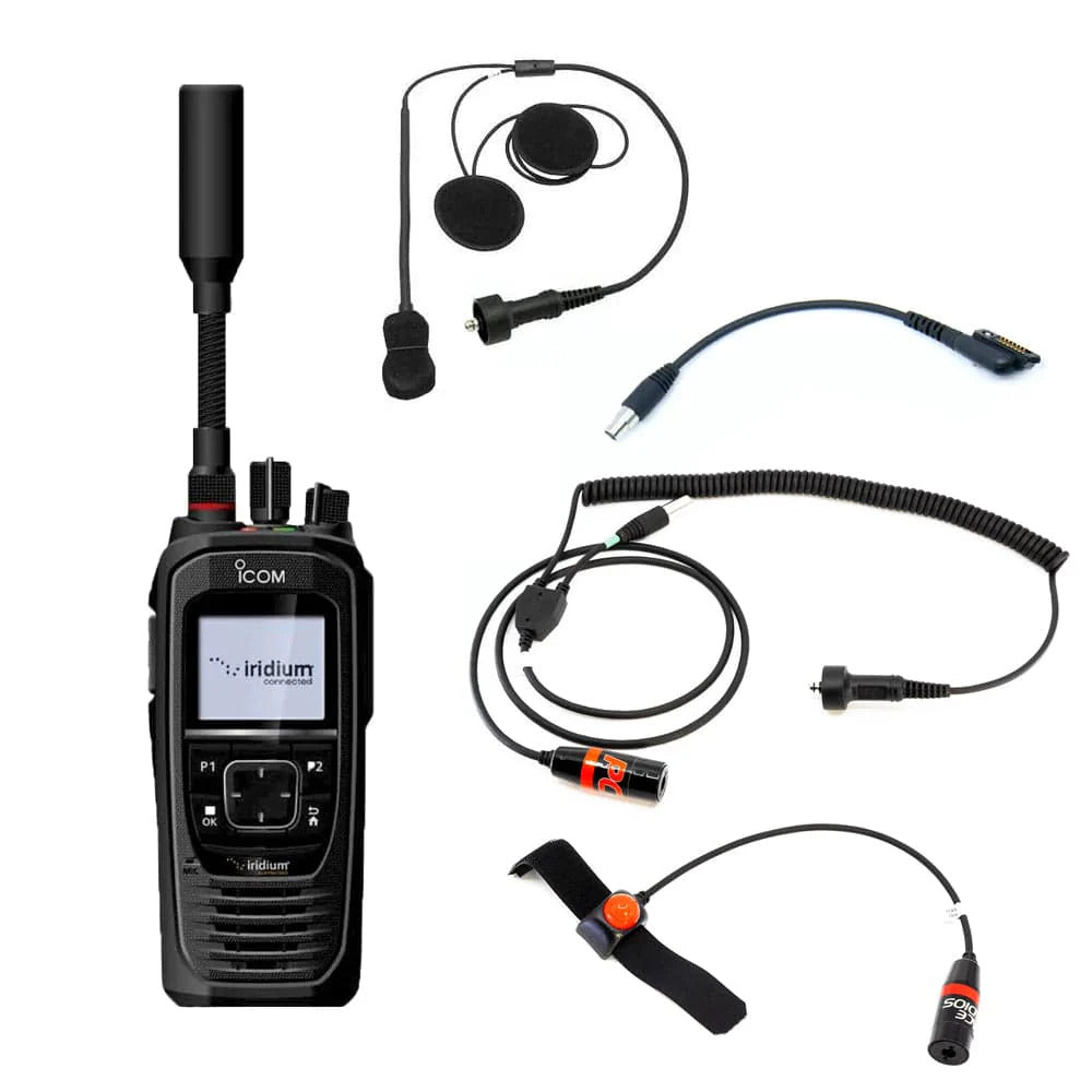 PCI Race Radios Icom SAT100 Moto Package
