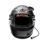 PCI Race Radios Pyrotect Carbon Fiber Sportmax DOT Midair Helmet