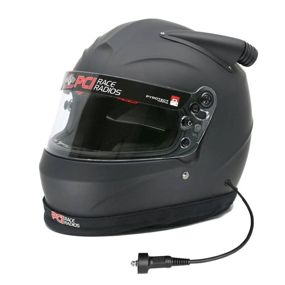 PCI Race Radios Pyrotect Sportmax DOT Midair Helmet
