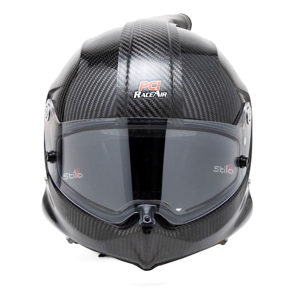 PCI Race Radios Stilo Venti WRX Dirt SA2020 Helmet w/ Carbon Fiber RaceAir Fitting & Stilo Earcup Wiring