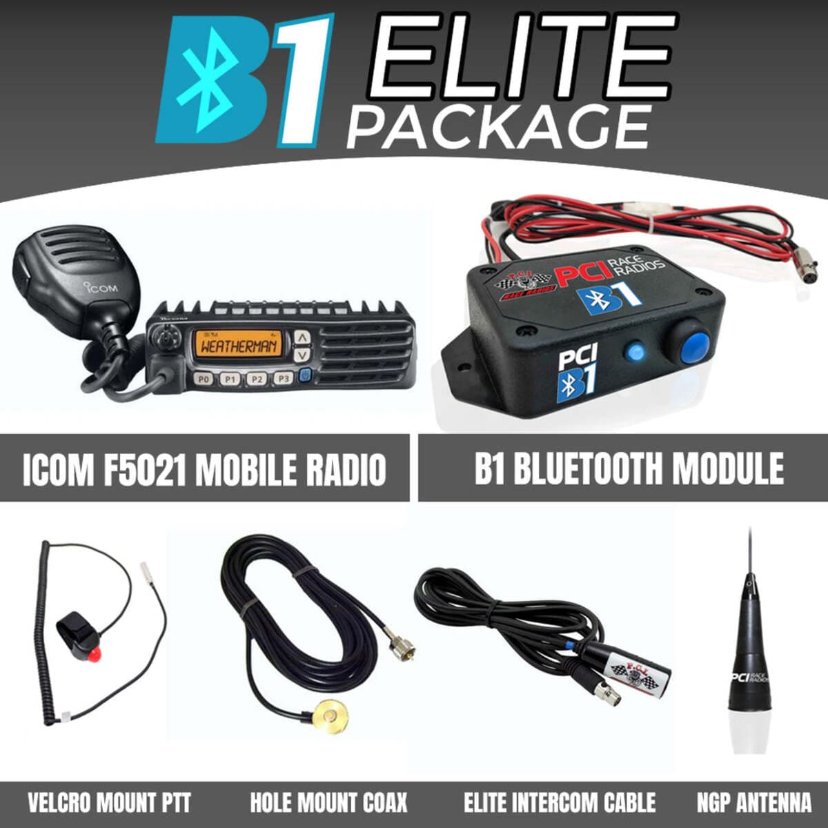 PCI Race Radios Trax B1 Package