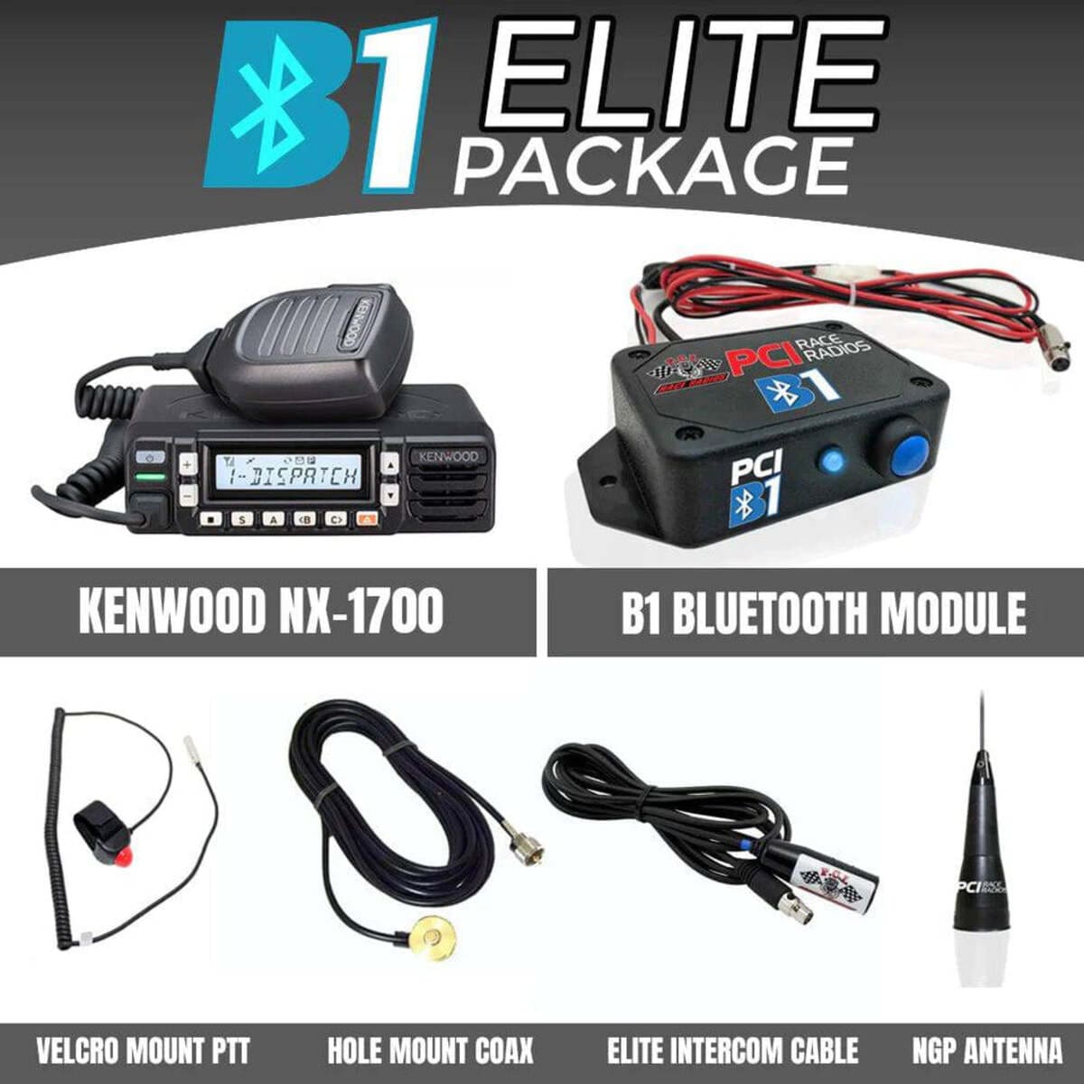 PCI Race Radios Trax B1 Package