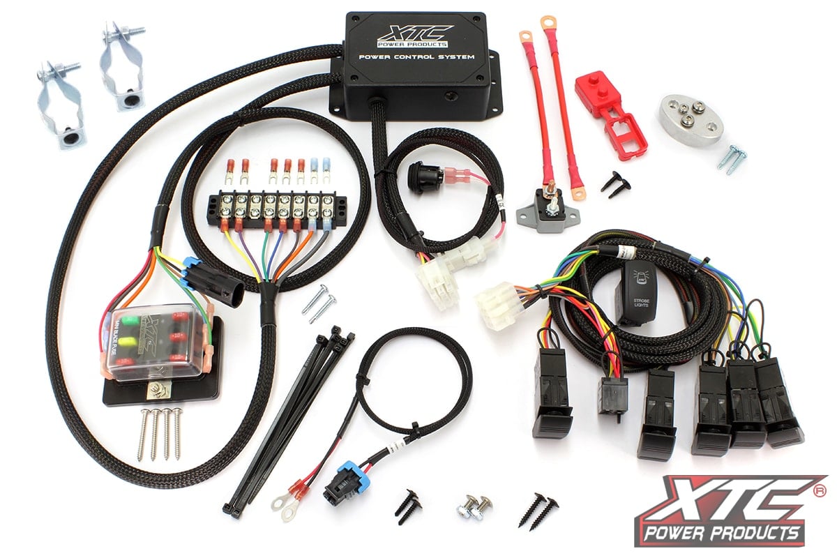 XTC Can-Am Maverick X3 6 Switch Power Control System with Strobe Lights Switch