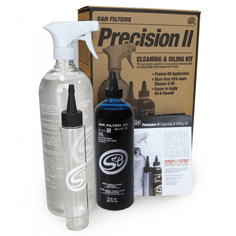 S&B Precision II Cleaning & Oil Kit (Blue Oil)
