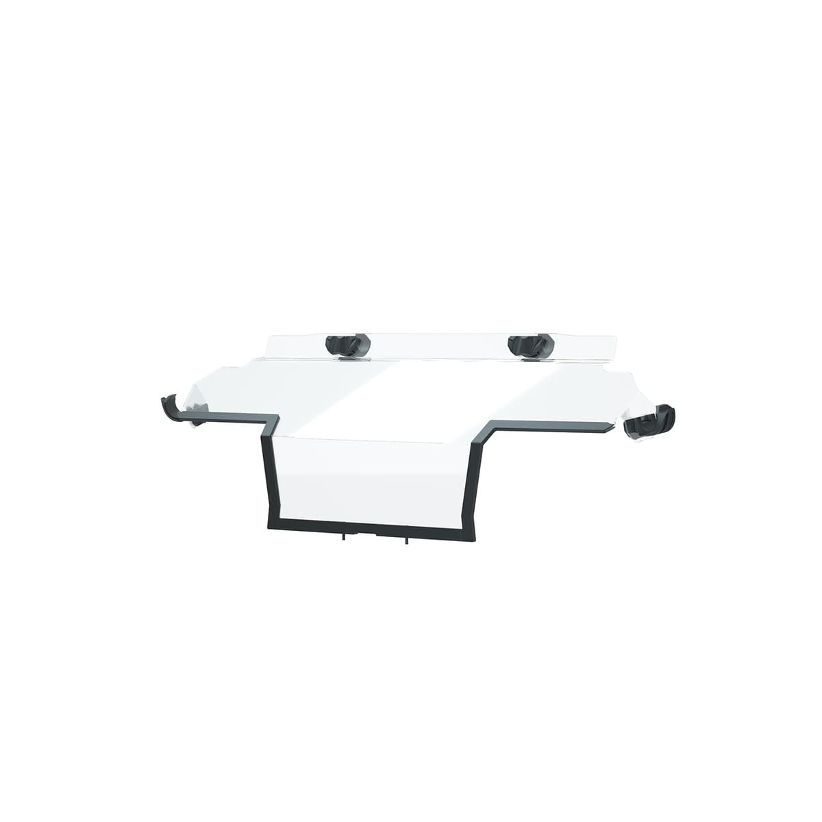 Polaris 2-Seat Lock & Ride Polycarbonate Clear Rear Panel