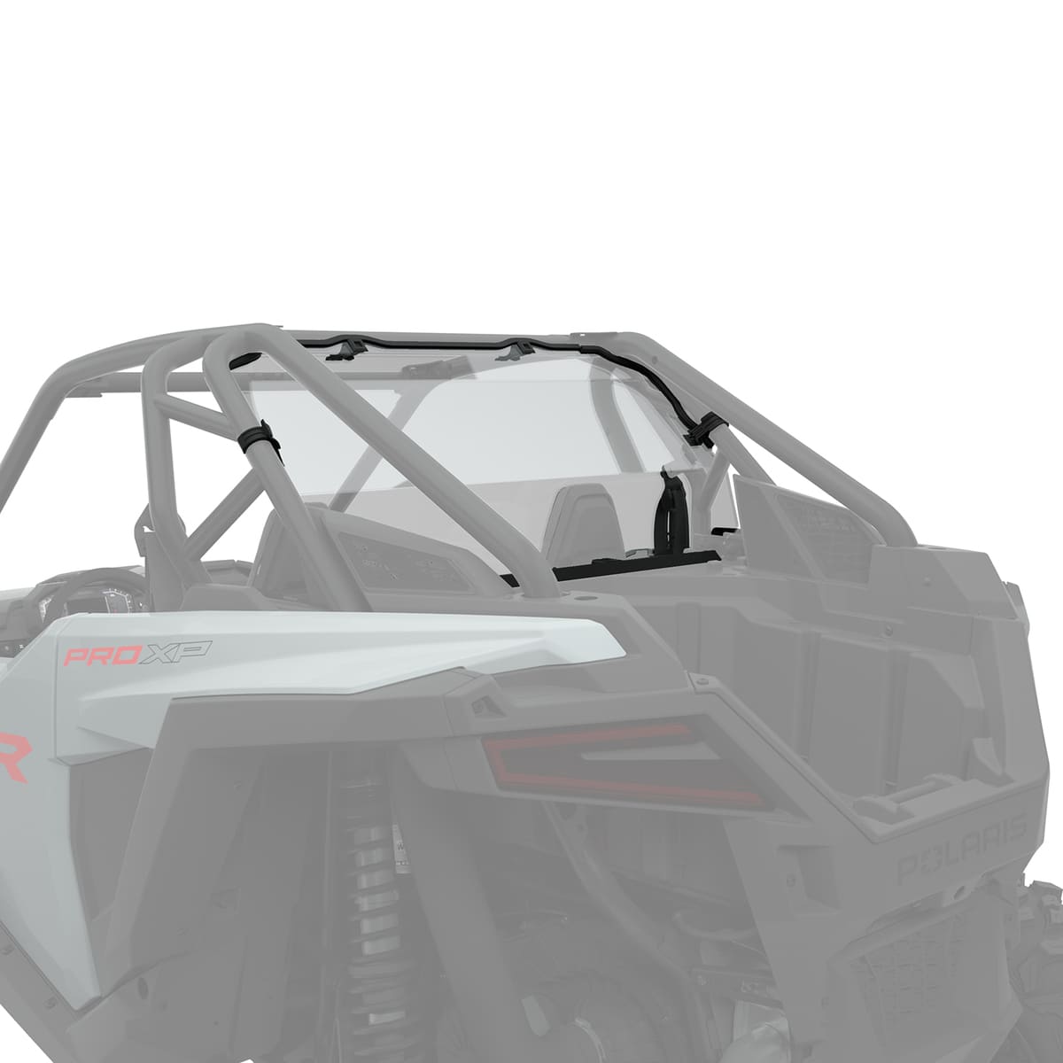 Polaris 2-Seat Lock & Ride Polycarbonate Clear Rear Panel