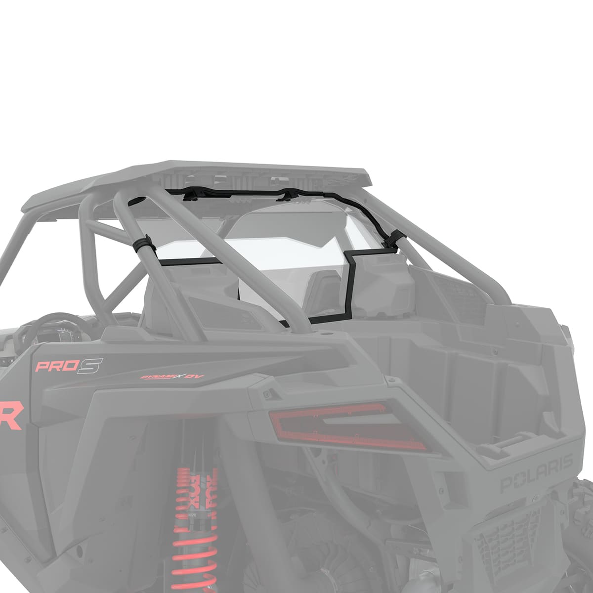 Polaris 2-Seat Lock & Ride Polycarbonate Rear Panel