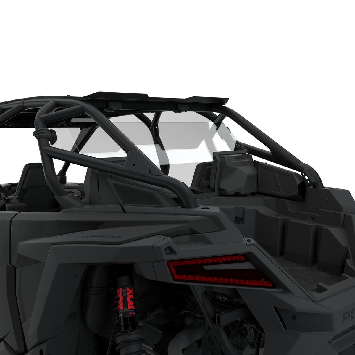 Polaris 4-Seat Lock & Ride Polycarbonate Clear Rear Panel