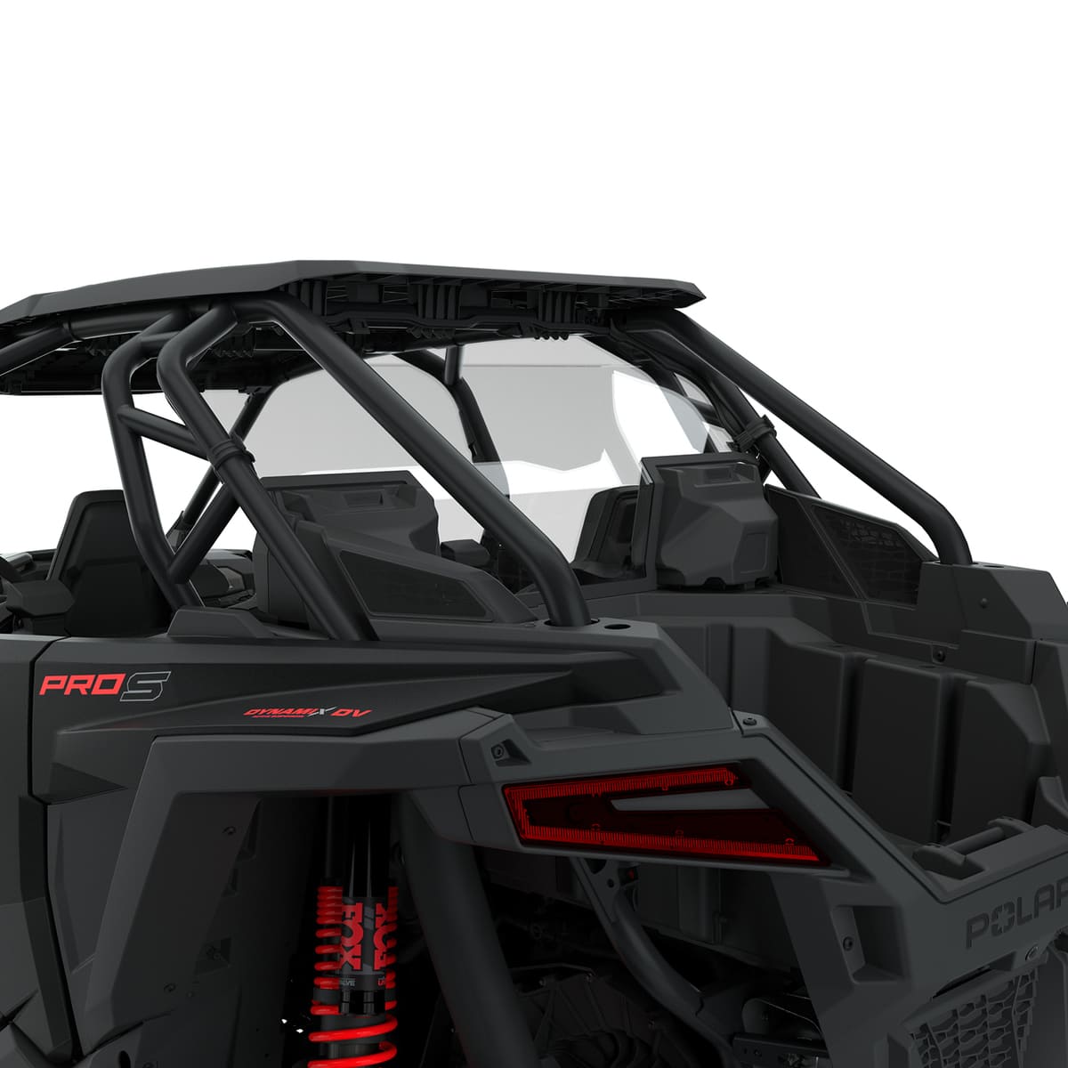 Polaris 4-Seat Lock & Ride Polycarbonate Clear Rear Panel