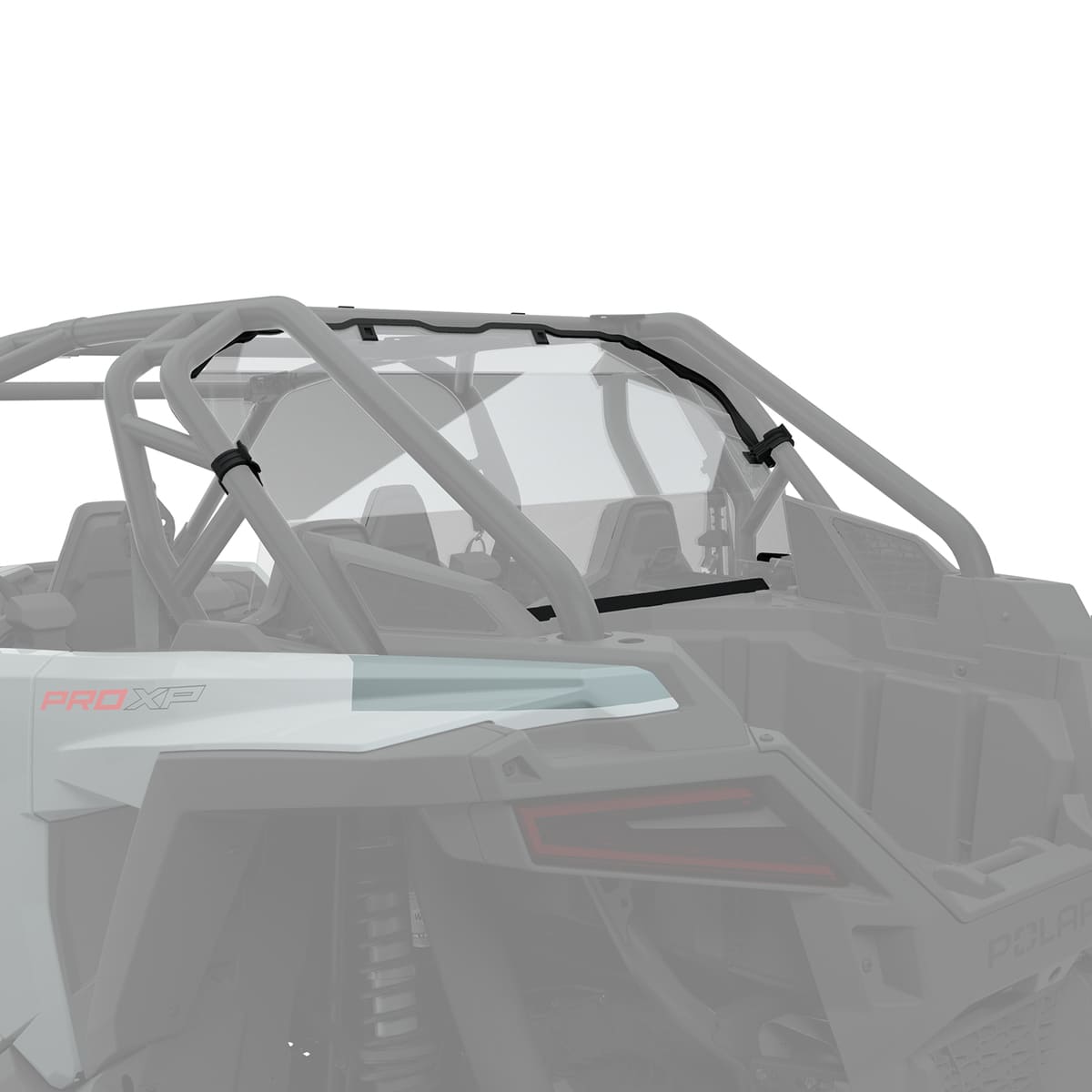 Polaris 4-Seat Lock & Ride Polycarbonate Clear Rear Panel