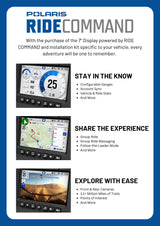 Polaris 7" Display Powered by Ride Command