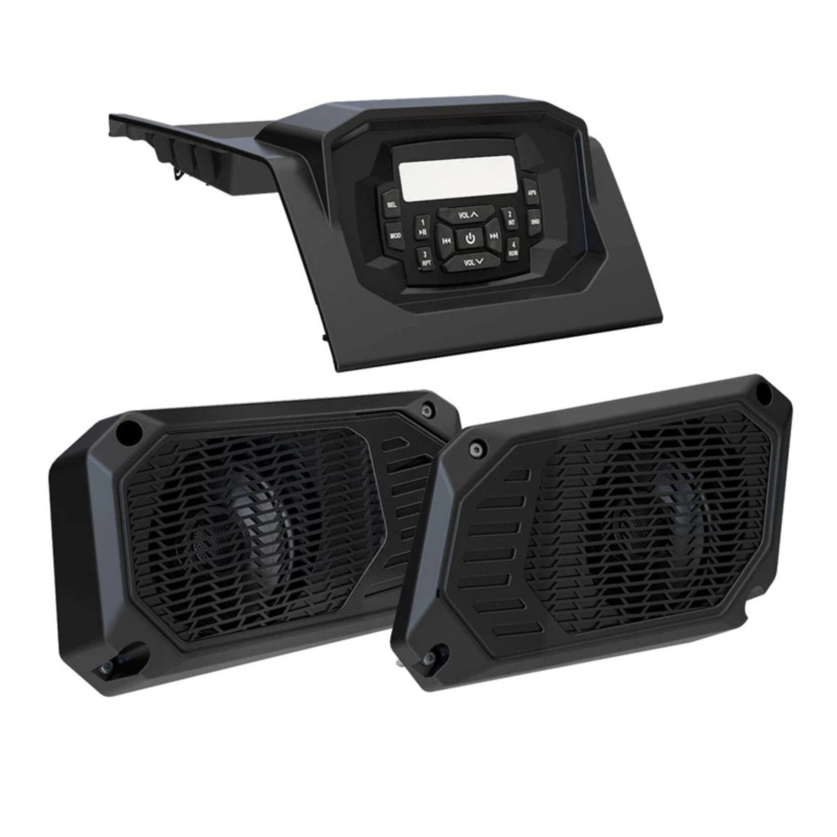 Polaris Bluetooth, Apple Control, AM/FM Dash Stereo & 2 X 5.25" Speakers by MB Quart