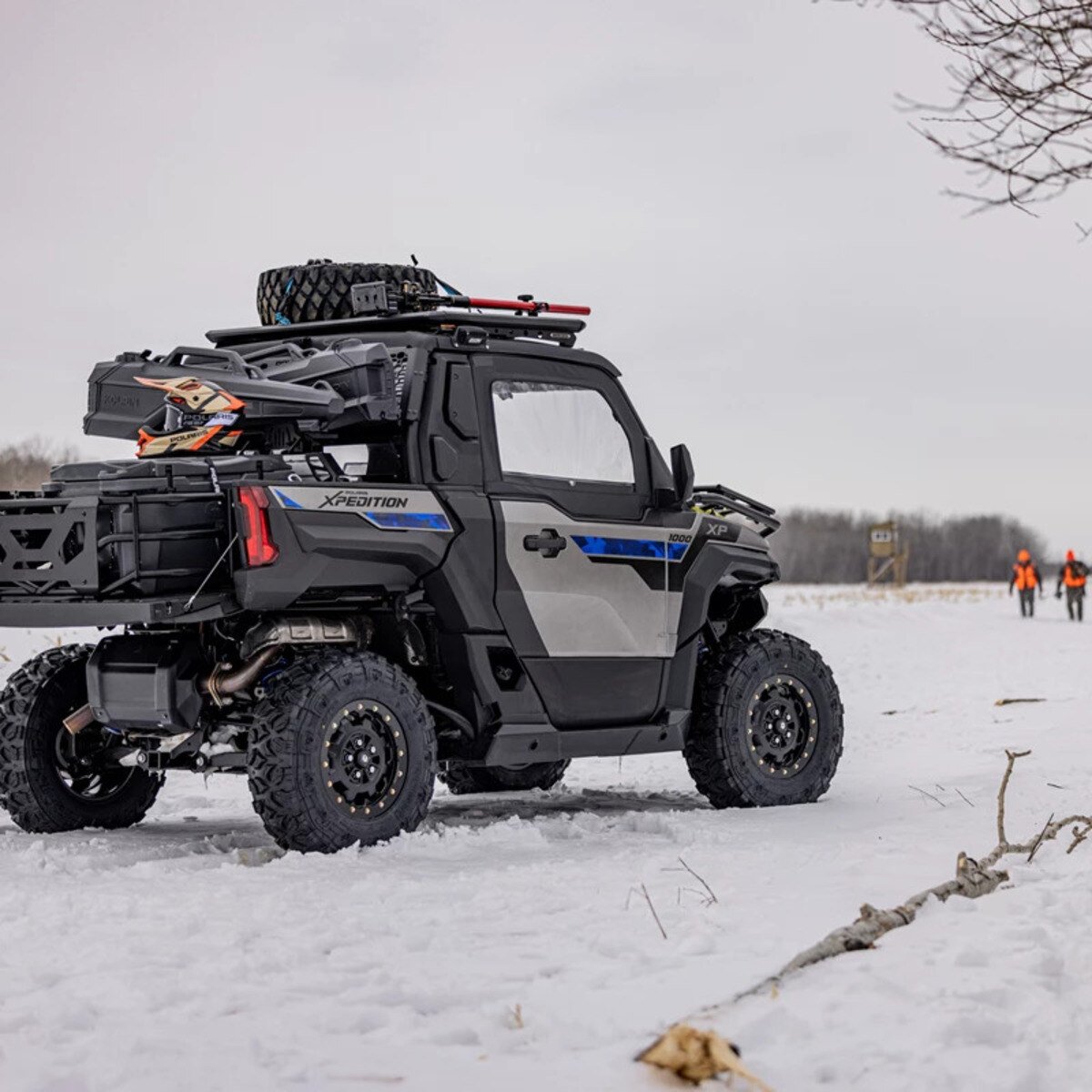 Polaris Canvas Upper Doors - Front