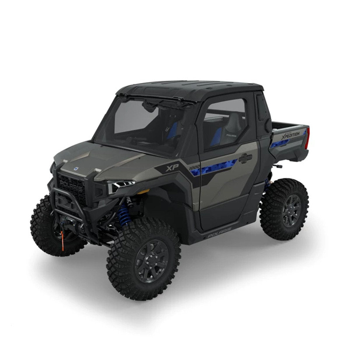 Polaris Full Poly Front Doors - Manual Windows