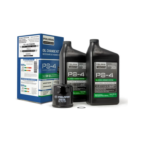Polaris Full Synthetic Oil Change Kit 1 Oil Filter & 2 Quarts of PS-4 Engine Oil