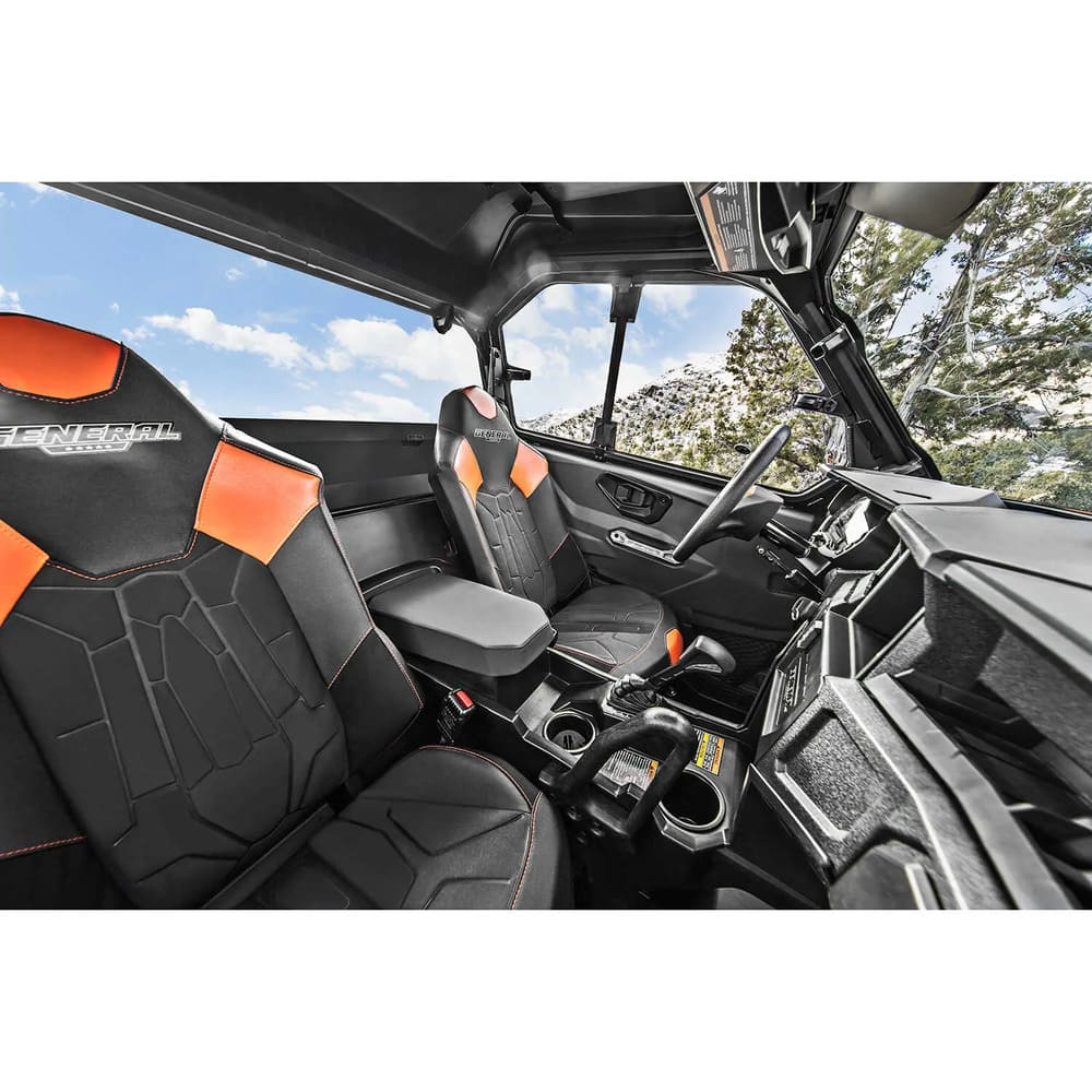 Polaris General Hinged Window Premium Front Full Doors - Poly Set of 2