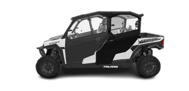 Polaris General Hinged Window Premium Rear Full Doors - Poly Set of 2