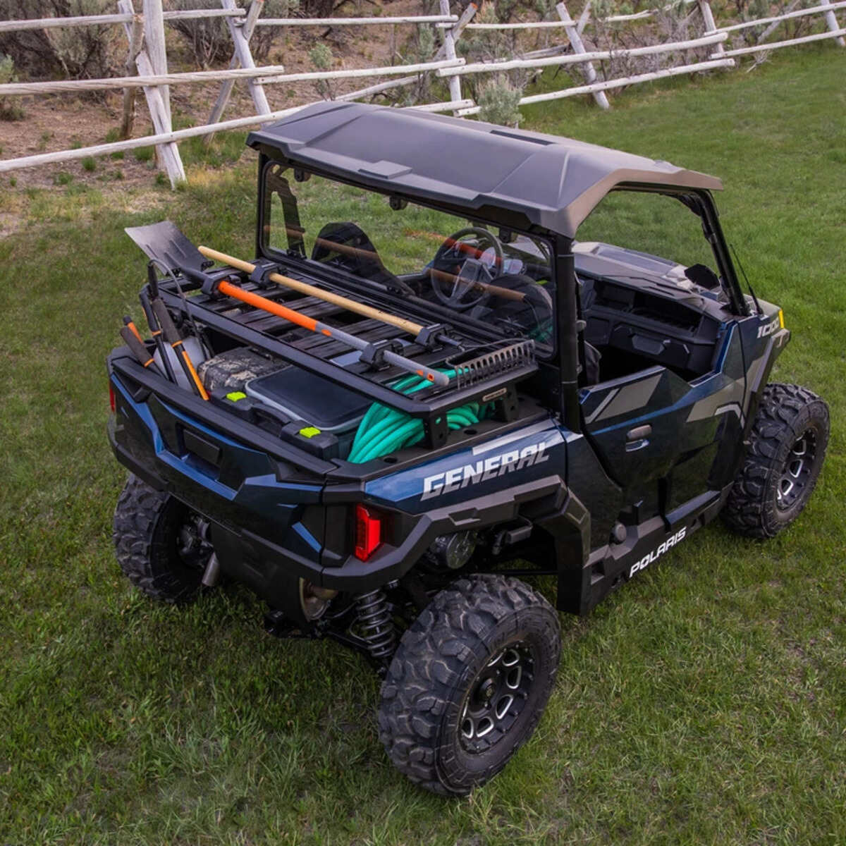 Polaris General Rhino-Rack Rear Bed Rack