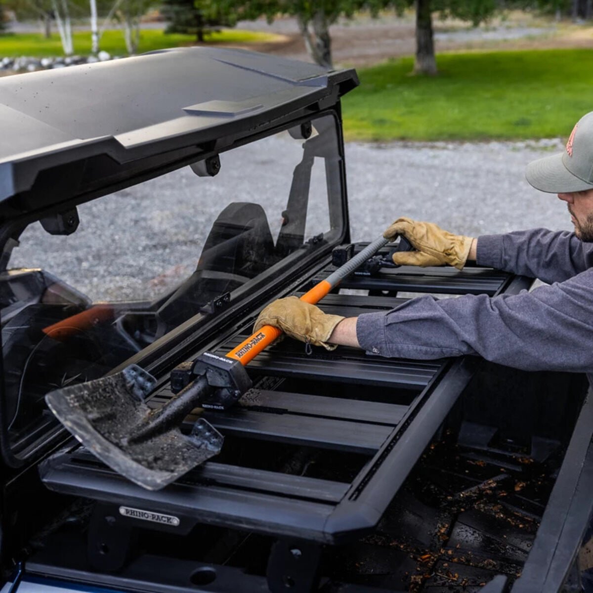 Polaris General Rhino-Rack Rear Bed Rack