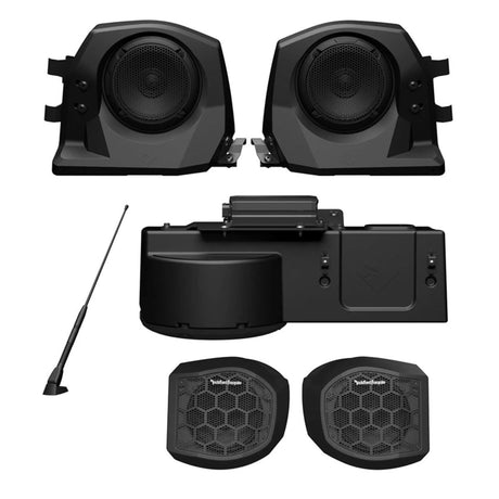 Polaris General Ride Command Audio Kit by Rockford Fosgate - Stage 4