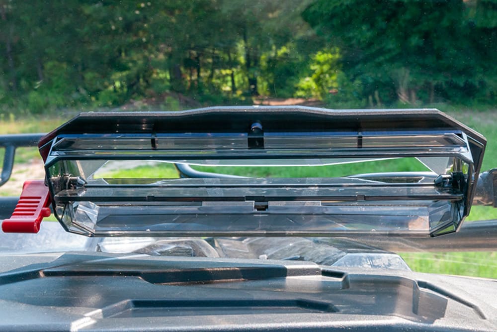 Seizmik Polaris General Toolless Versa-Vent Windshield - UV Resistant Polycarbonate