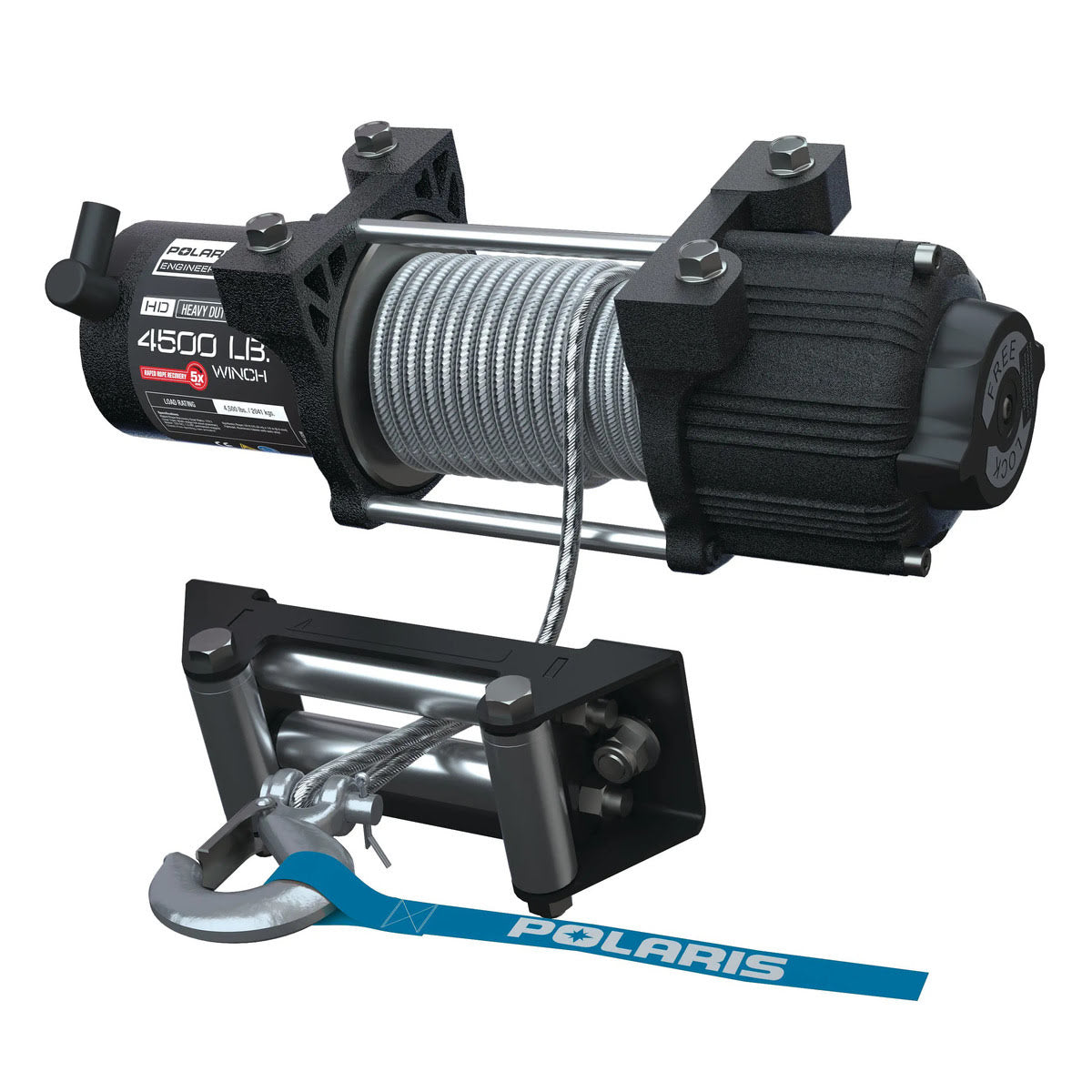 Polaris General XP 1000 Pro HD 4500 lb. Winch with Rapid Rope Recovery