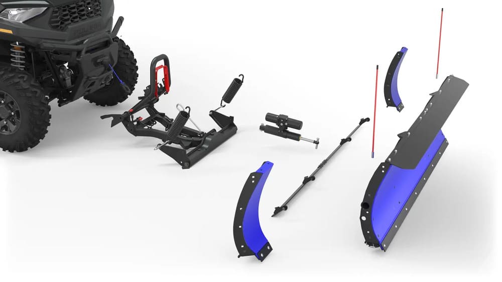 Polaris Glacier Pro HD Plow System with Hydraulics & Accessories