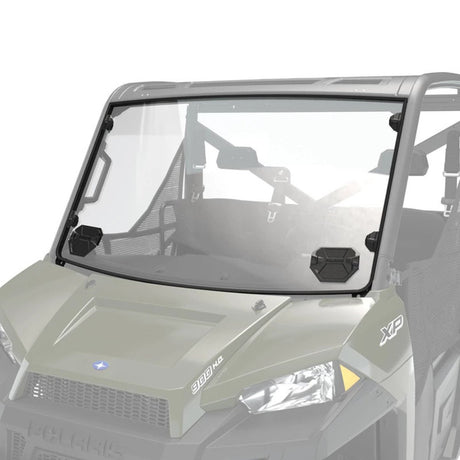 Polaris Hard Coat Poly Full Vented Windshield with Lock & Ride Technology - Clear