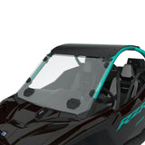 Polaris Hard Coat Poly Lock & Ride Full Vented Windshield - 2-Seat