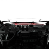 Polaris Hard Coat Polycarbonate Flip Down Windshield