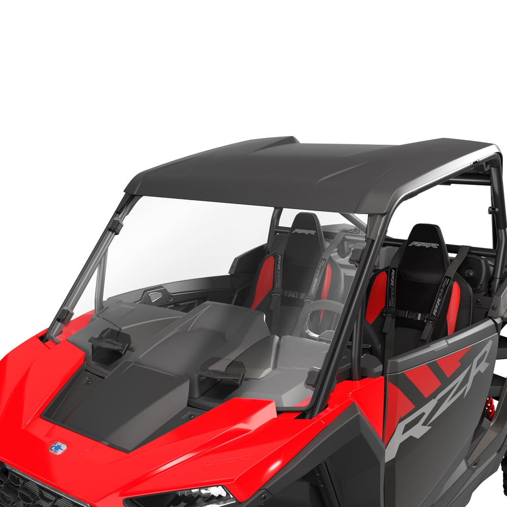 Polaris Lock & Ride Full Vented Windshield - Hard Coat Poly