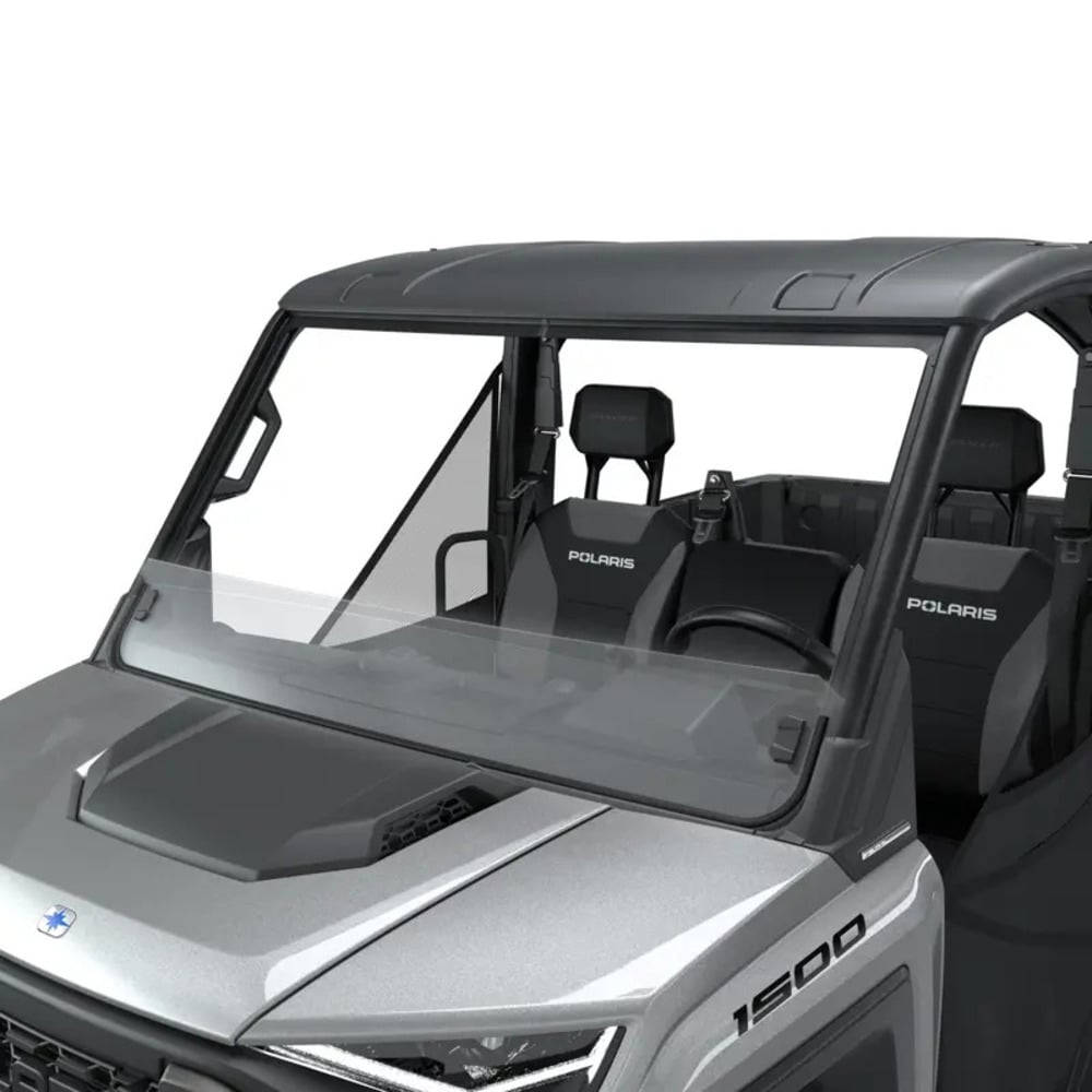 Polaris Lock & Ride Half Windshield - Hard Coat Poly