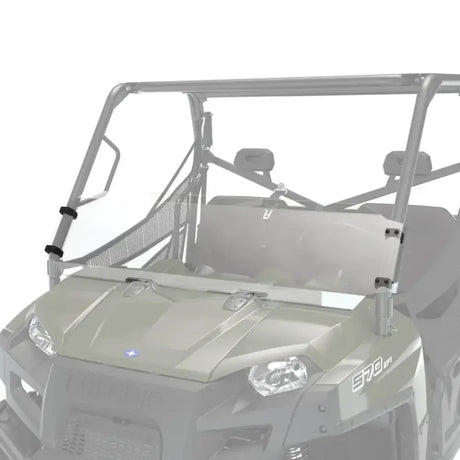 Polaris Lock & Ride Half Windshield - Poly