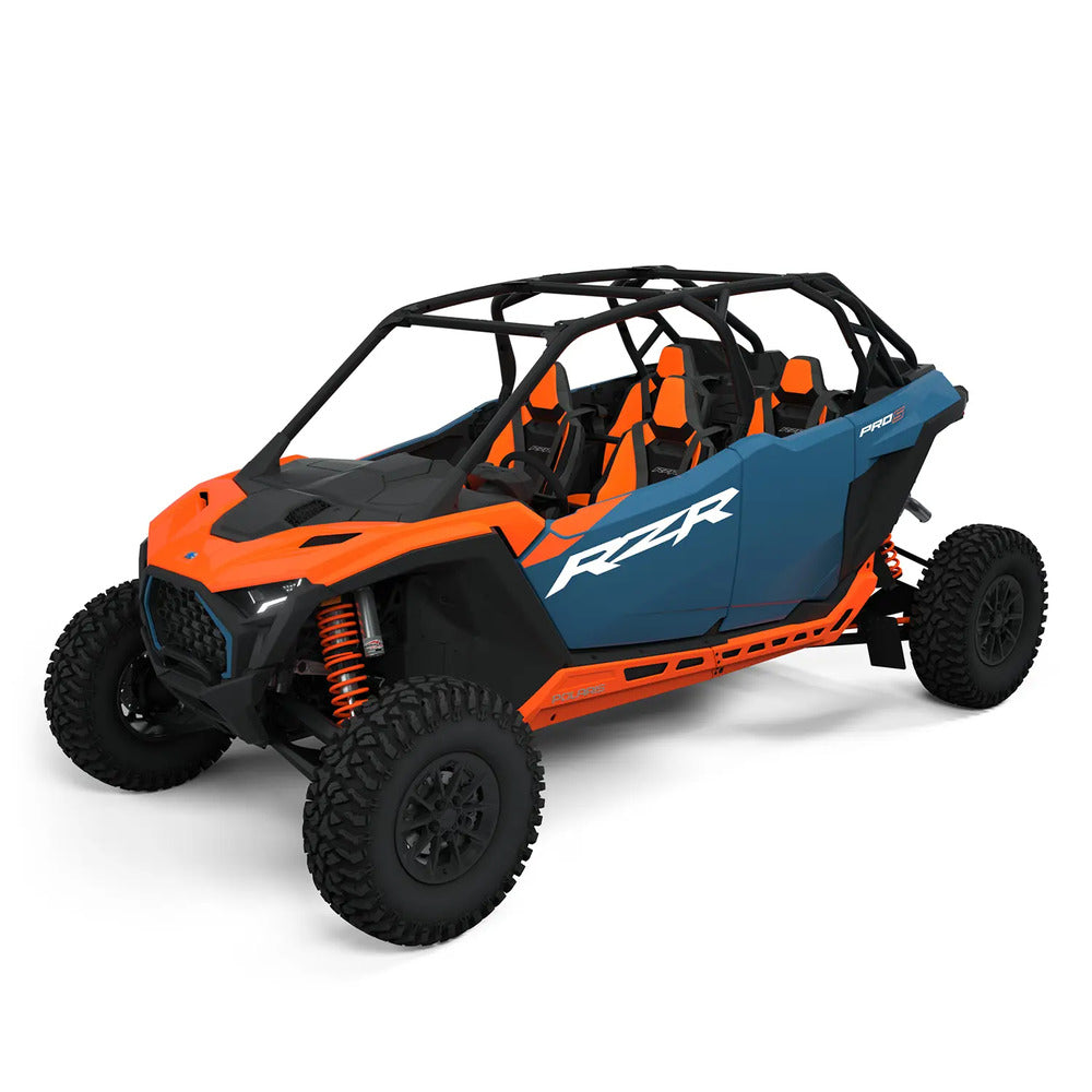 Polaris Low Profile Rock Sliders - 4 Seat