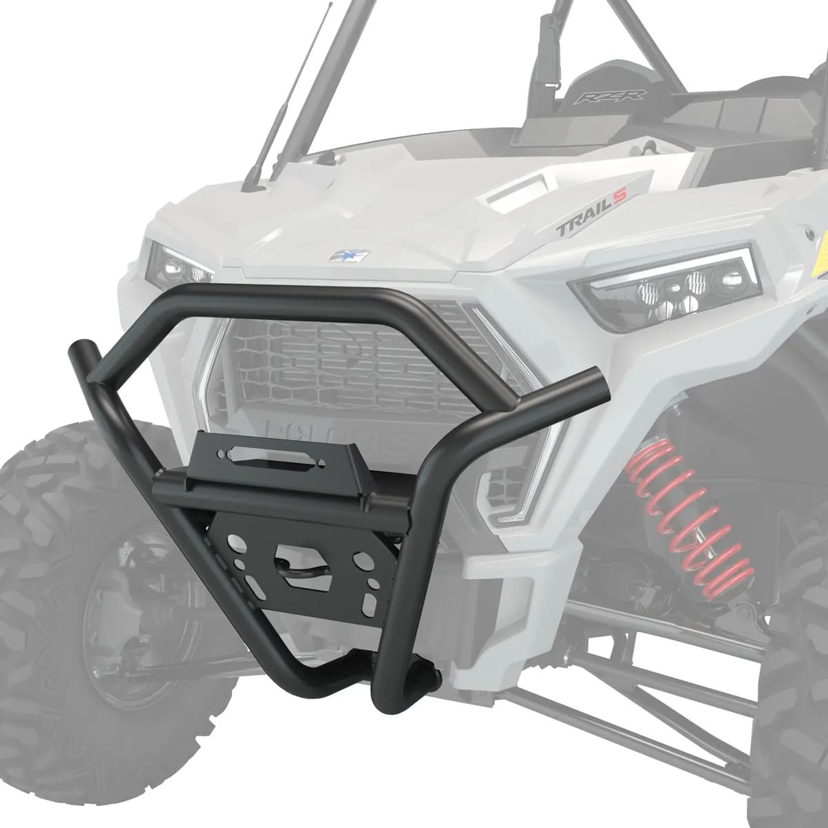 Polaris Matte Black Front Winch Bumper
