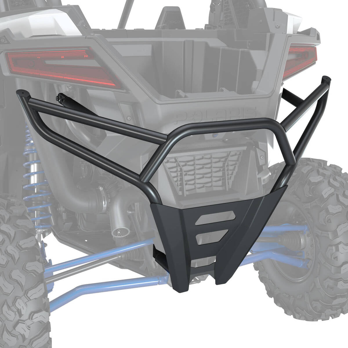 Polaris Matte Black High Coverage Rear Bumper