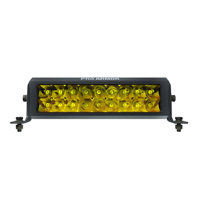 Polaris Pro Armor 11" Dual Row LED Spot Light Bar - Amber Lens
